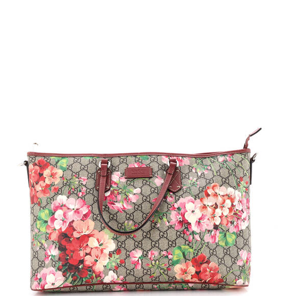 Gucci Handbags - Gucci Convertible Zip Tote Blooms Print #252917G11B